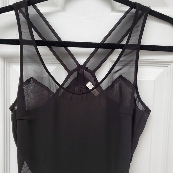 ZARA TRAFALUC BLACK SIDE CUTOUT MAXI DRESS - SIZE XS - Picture 3 of 4